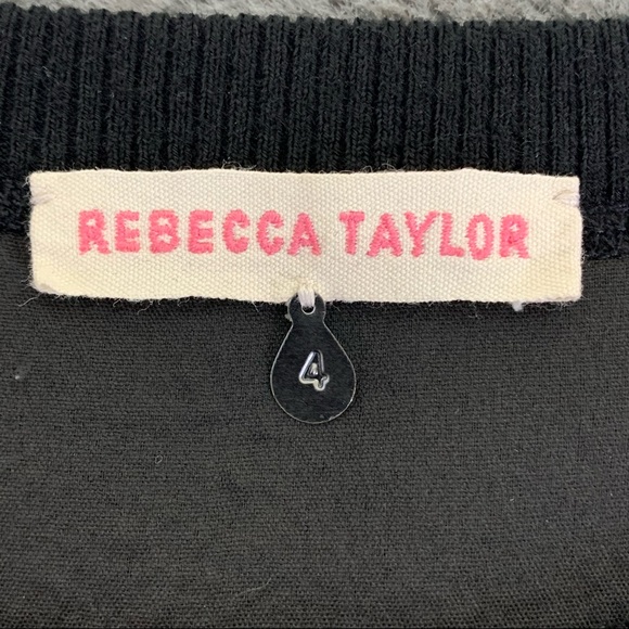 Rebecca Taylor Knit Pullover Sweater with Zipper Details - Wine - Picture 13 of 16